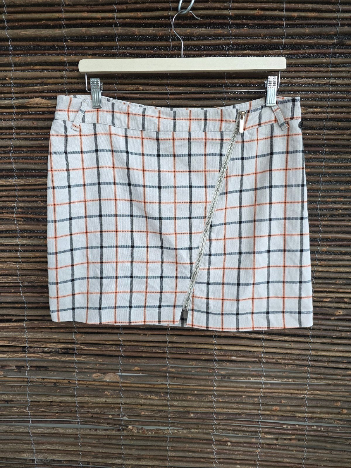 Rok -asymmetrische ritssluiting- Distrikt Nørrebro - mt. XL, Kleding | Dames, Distrikt Nørrebro, Beige, Maat 42/44 (L), Ophalen of Verzenden
