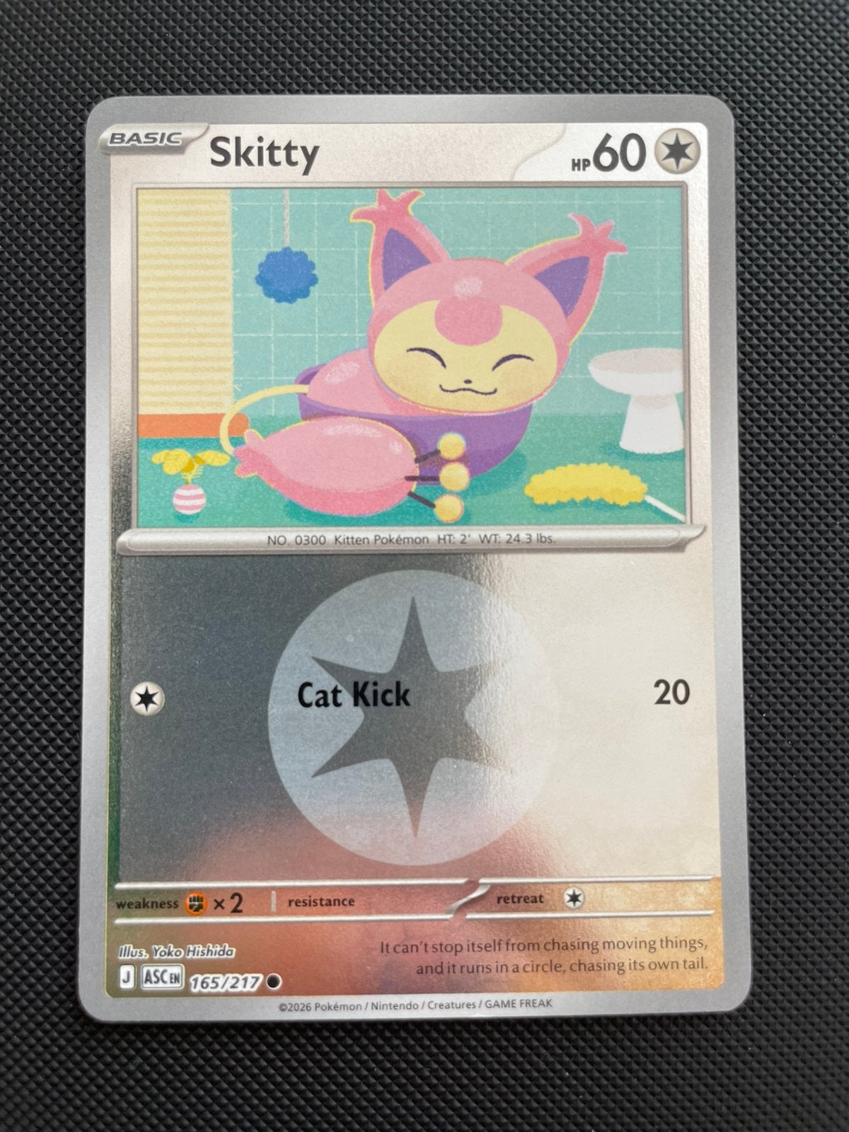 Skitty 165/217 Reverse Holo Energy Ascended Heroes Packfresh, Ophalen of Verzenden, Zo goed als nieuw