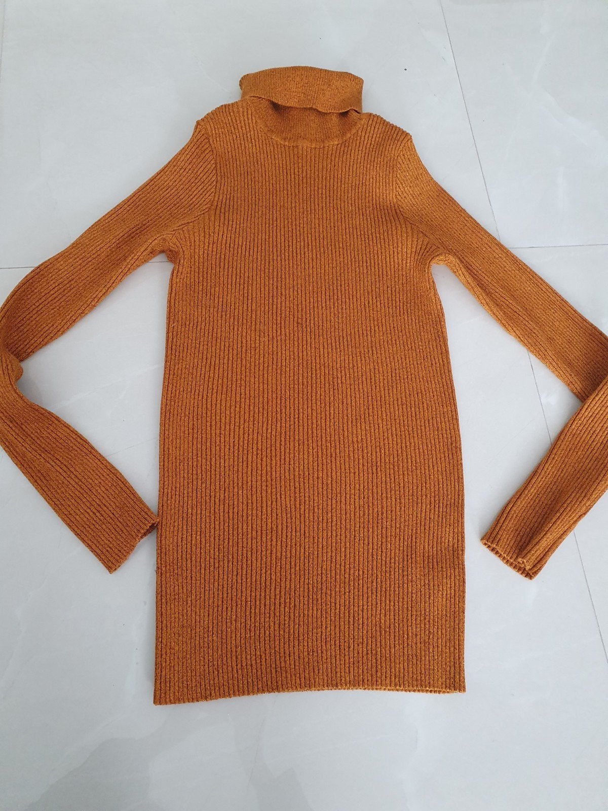Hema coltrui XL - Oranje mustard met glitter, Maat 46/48 (XL) of groter, Oranje, Ophalen of Verzenden, Zo goed als nieuw