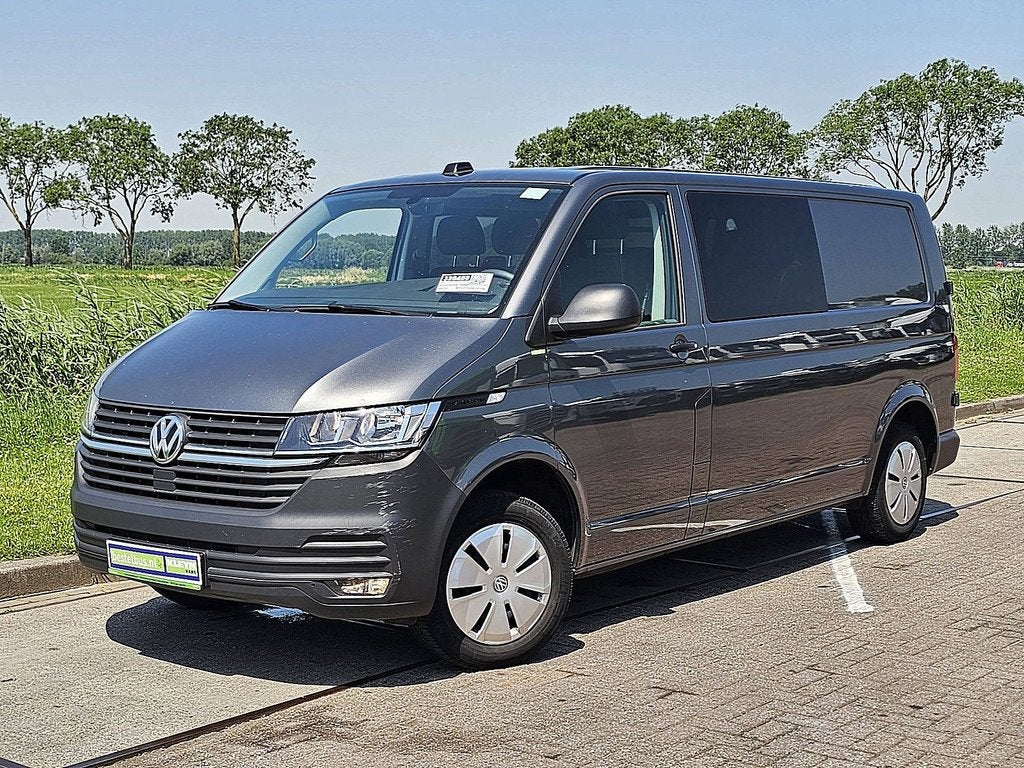 VOLKSWAGEN TRANSPORTER 2.0 TDI l2 dubbel cabine nap, Auto's, Gebruikt, Euro 6, Volkswagen, Bedrijf