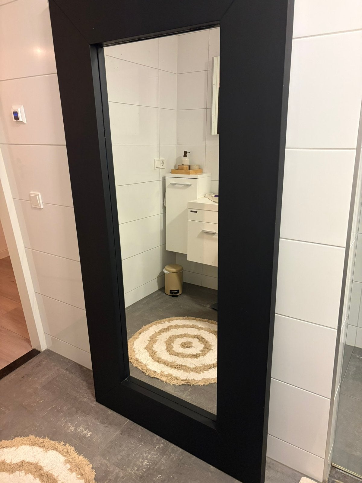 Spiegel, Huis en Inrichting, Woonaccessoires | Spiegels, Ophalen, Zo goed als nieuw, Rechthoekig, 150 tot 200 cm