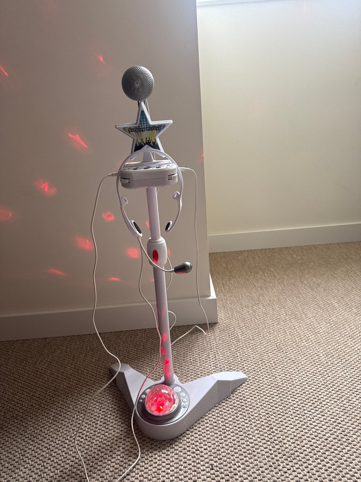 Starplay Karaoke Set met Microfoon en Lichteffecten, Ophalen, Zo goed als nieuw, Complete set
