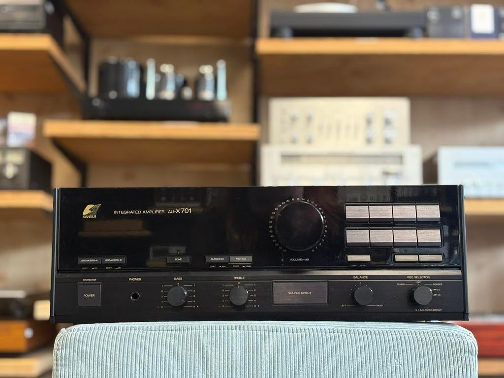Sansui au-X701 versterker - gerestaureerd!, Refurbished, 60 tot 120 watt, Stereo, Ophalen