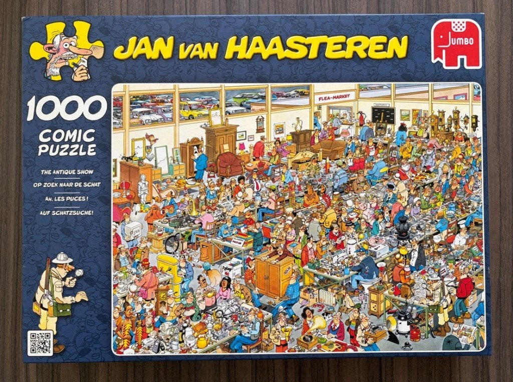 Jan van Haasteren: Op zoek naar de schat - 1000 stukjes, Hobby en Vrije tijd, Denksport en Puzzels, Ophalen of Verzenden, 500 t/m 1500 stukjes