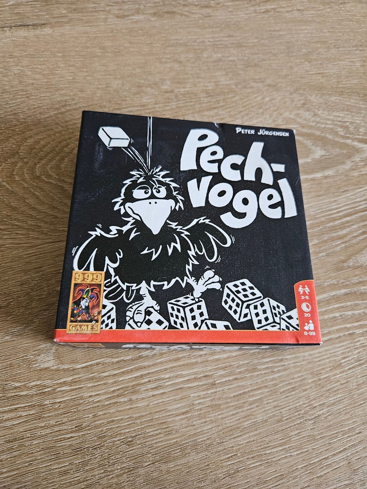 Pechvogel dobbelspel van 999 Games, Vijf spelers of meer, Ophalen of Verzenden, Gebruikt, 999 Games