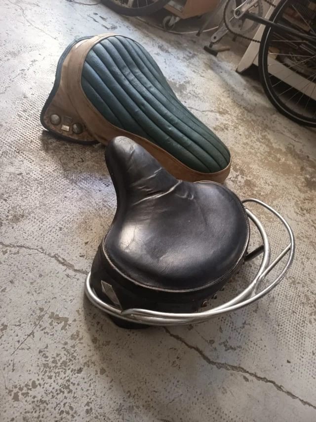 Origineel Harley-Davidson Police-zadel Shovelhead OEM, Motoren, Ophalen of Verzenden, Gebruikt