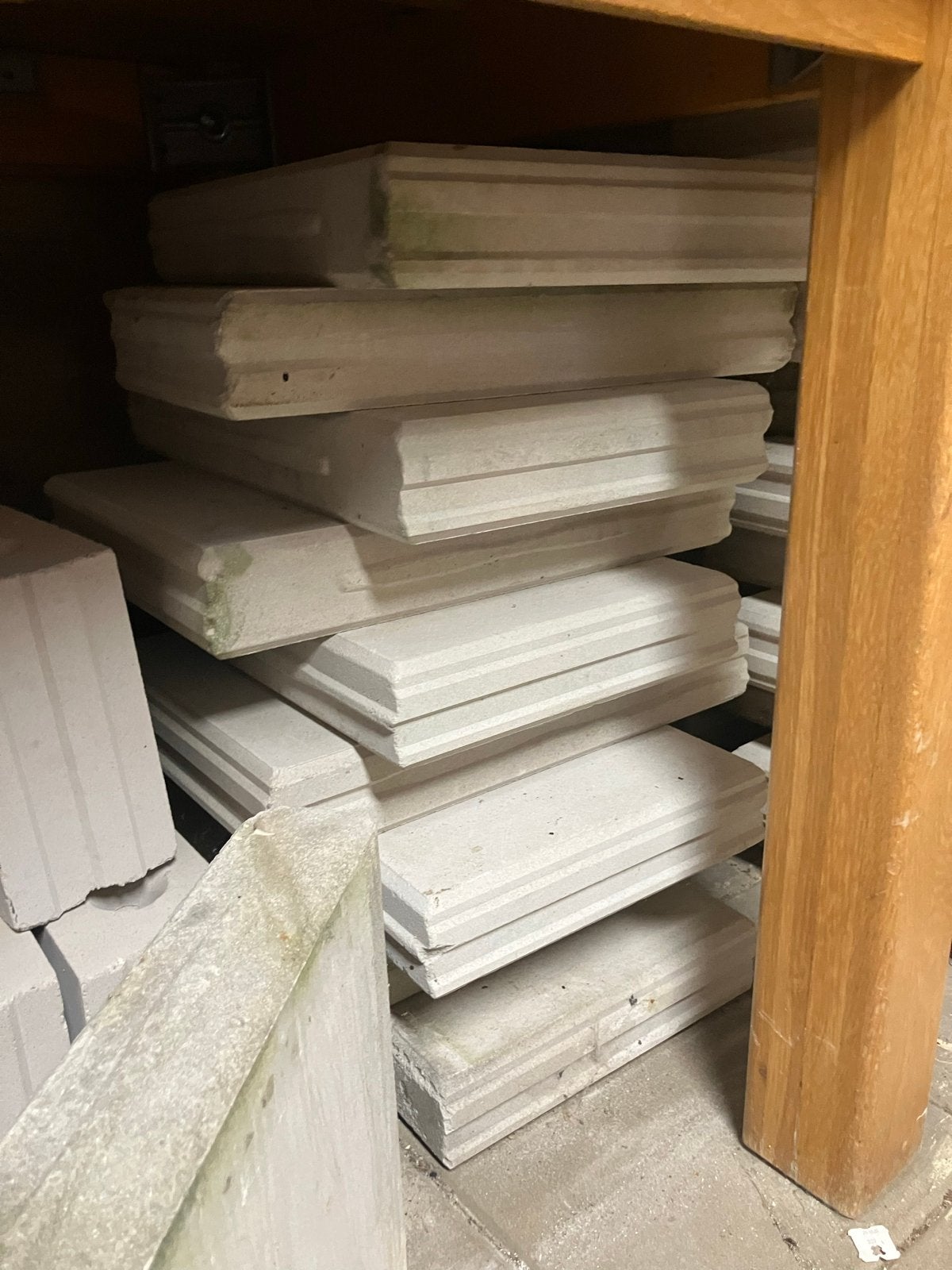 Kalkzandsteen blokken440x300x70, Doe-het-zelf en Verbouw, Metselstenen, Ophalen, Zo goed als nieuw, Kalkzandstenen