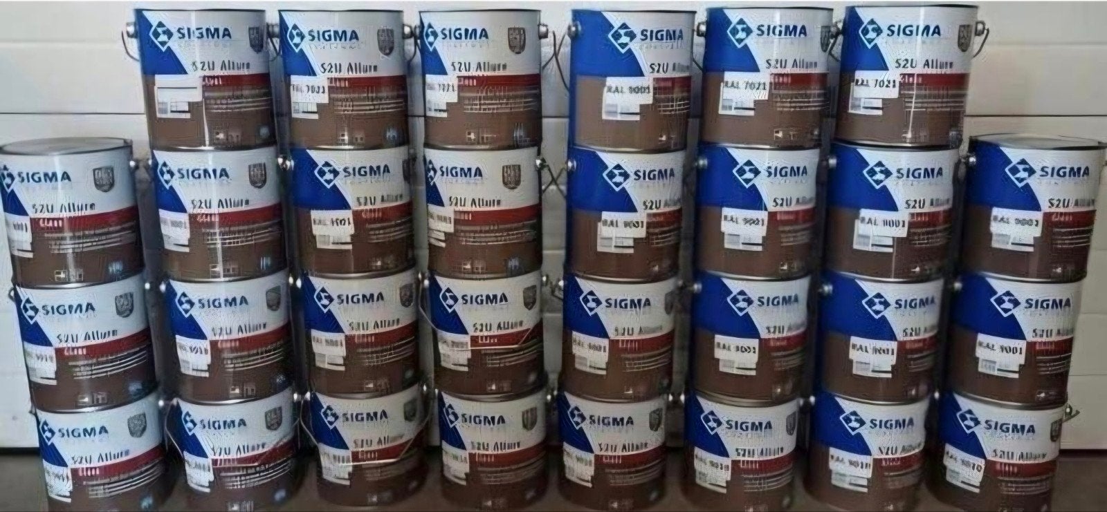 2,5L Sigma s2u Allure gloss 9010 9001 9016 9003 9002 7016., Ophalen of Verzenden, Nieuw, Wit
