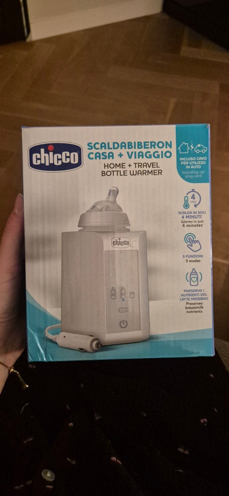 Chicco Home & Travel Flessenwarmer, Ophalen, Nieuw, Flessen- of potjesverwarmer