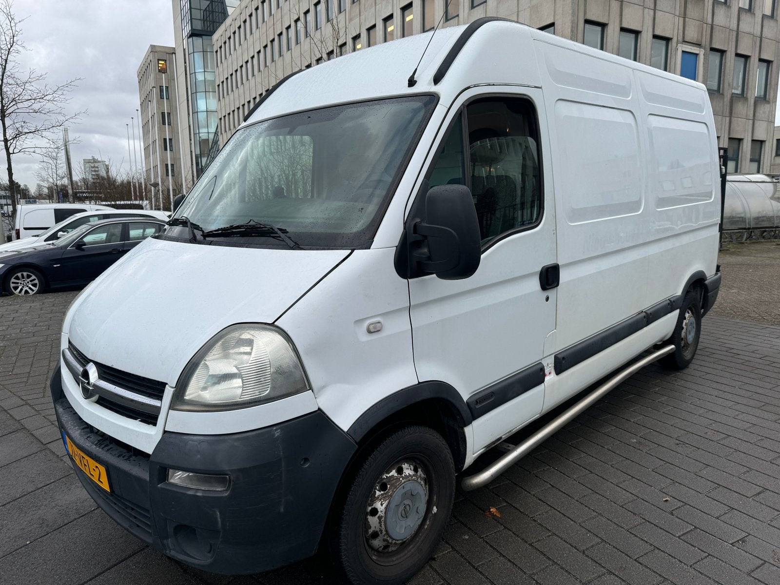 Opel Movano 2.5CDTI 3.3T L2h2 2007 AIRCO, Auto's, Voorwielaandrijving, Stof, Zwart, 4 cilinders
