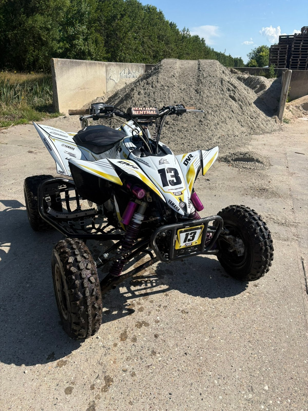 Yamaha yfz 450R wedstrijdklaar!, Motoren, Ophalen, Gebruikt