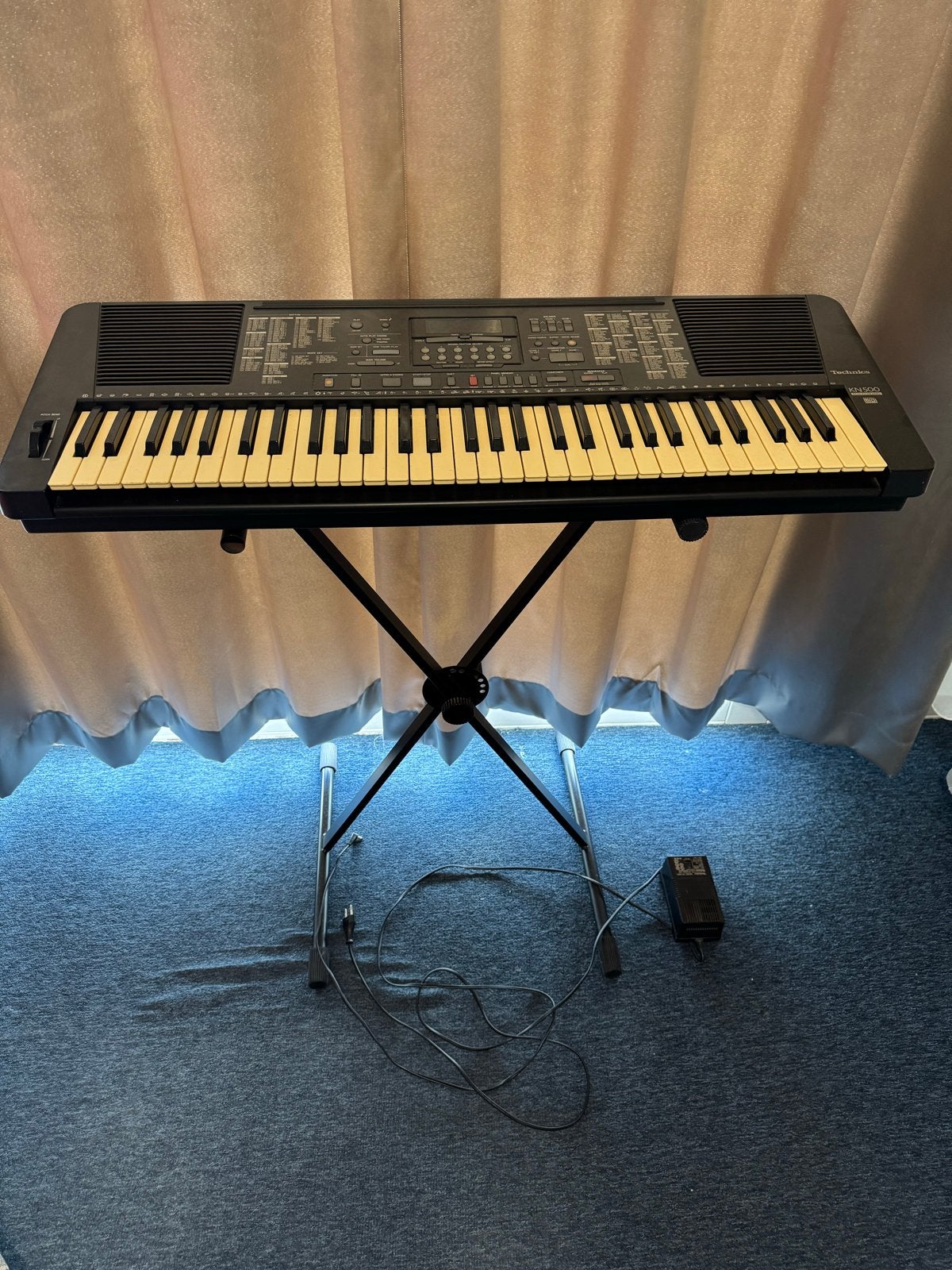 Technics KN500 keyboard met standaard, Ophalen of Verzenden, Met standaard, Technics, 61 toetsen
