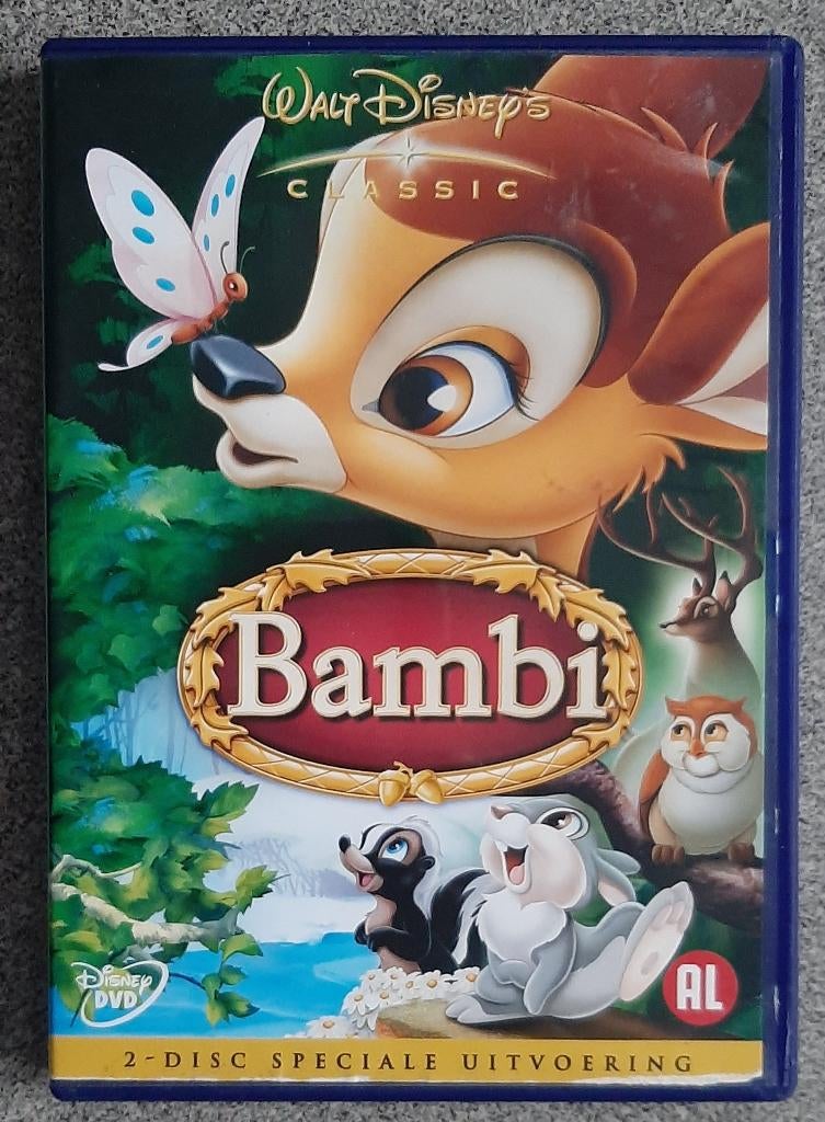 Bambi, Tekenfilm, Ophalen of Verzenden, Zo goed als nieuw, Alle leeftijden