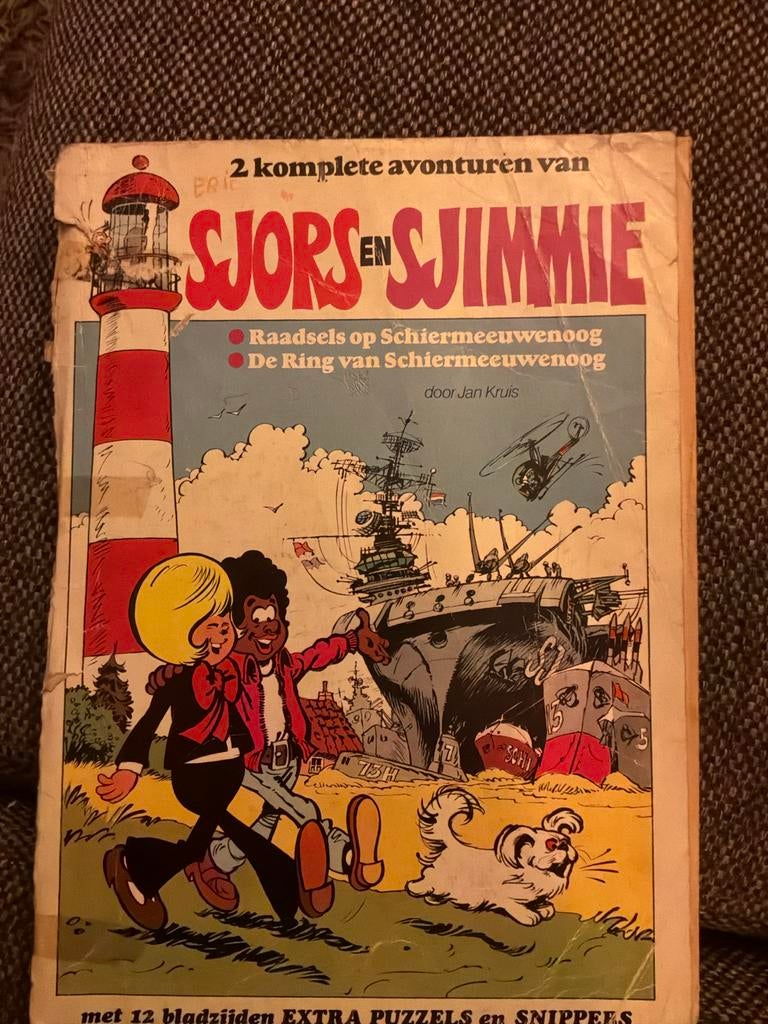 Sjors en Sjimmie - Avonturen op Schiermeeuwenoog, Eén stripboek, Ophalen of Verzenden, Gelezen