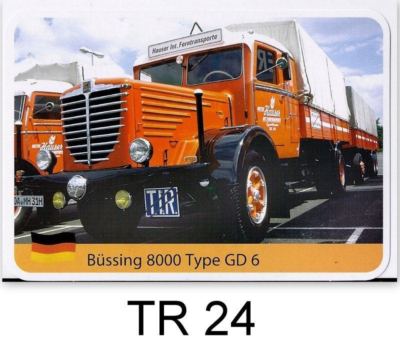 Tr24 autokaart bussing 8000 type gd 6, Ophalen of Verzenden, Zo goed als nieuw, Auto's