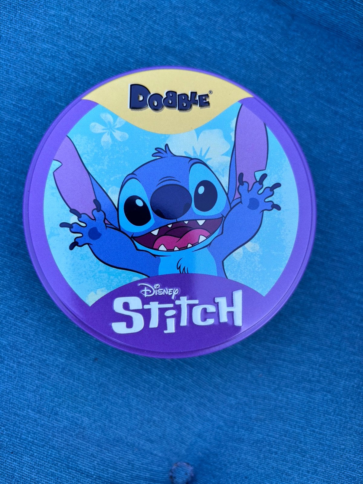 Stitch dobble spel, Vijf spelers of meer, Ophalen of Verzenden, Zo goed als nieuw