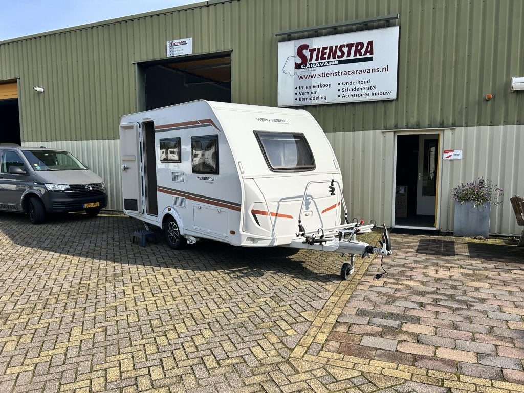 Weinsberg CaraOne Edition HOT 390 QD Mover voortent vast bed, Overige merken, Schokbreker, Bedrijf, Treinzit