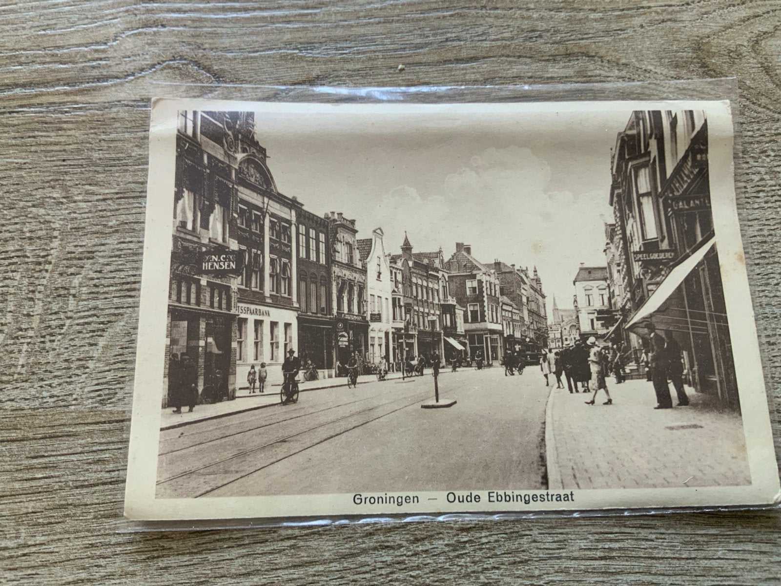 Oude Ebbingestraat Groningen - Antieke Ansichtkaart, Ophalen of Verzenden, Voor 1920, Gelopen, Groningen