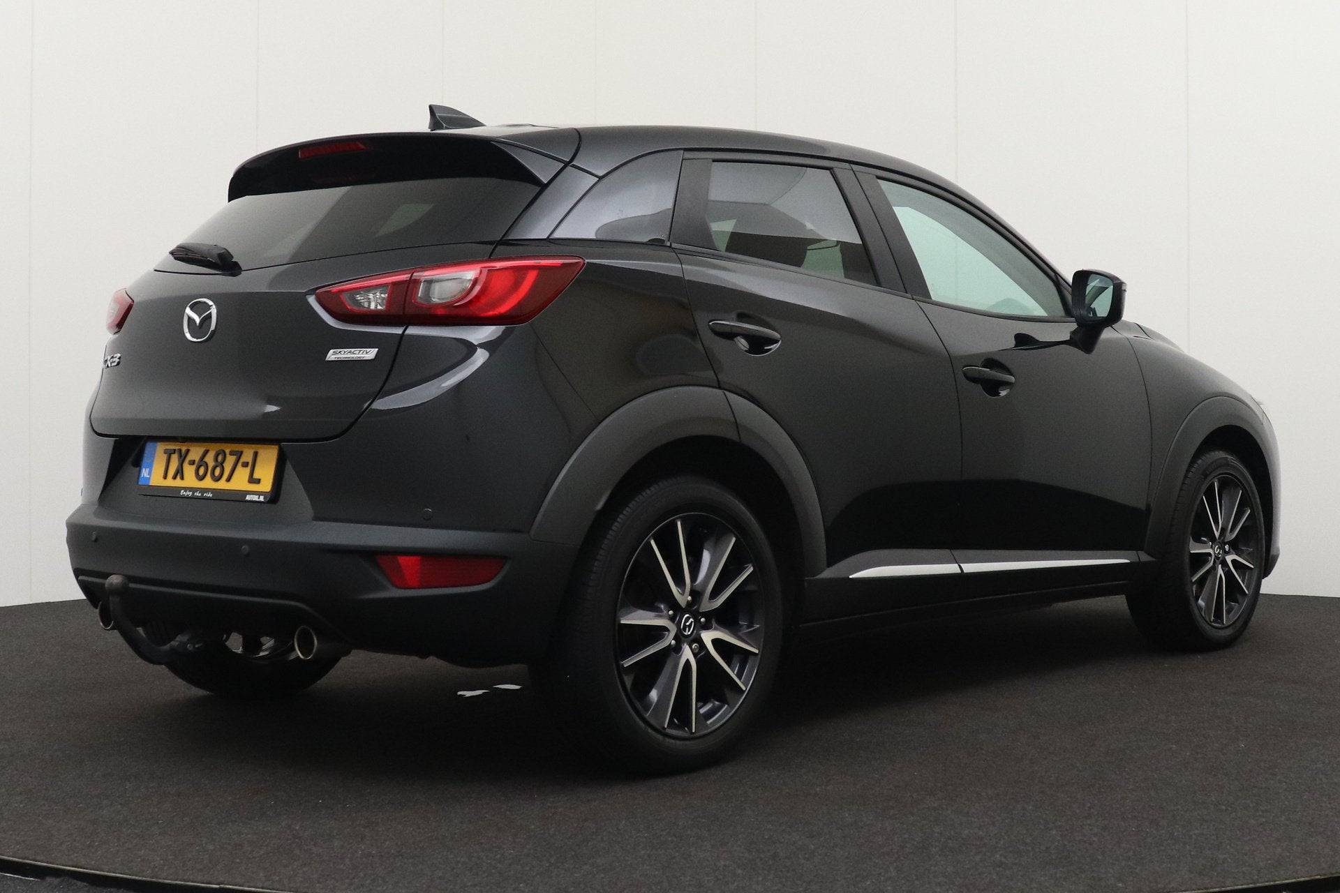 Mazda CX-3 2.0 Aut. SkyActiv-G GT-M Head-up Display Trekhaak, Auto's, Mazda, 4 cilinders, Automatische klimaatregeling, Zwart