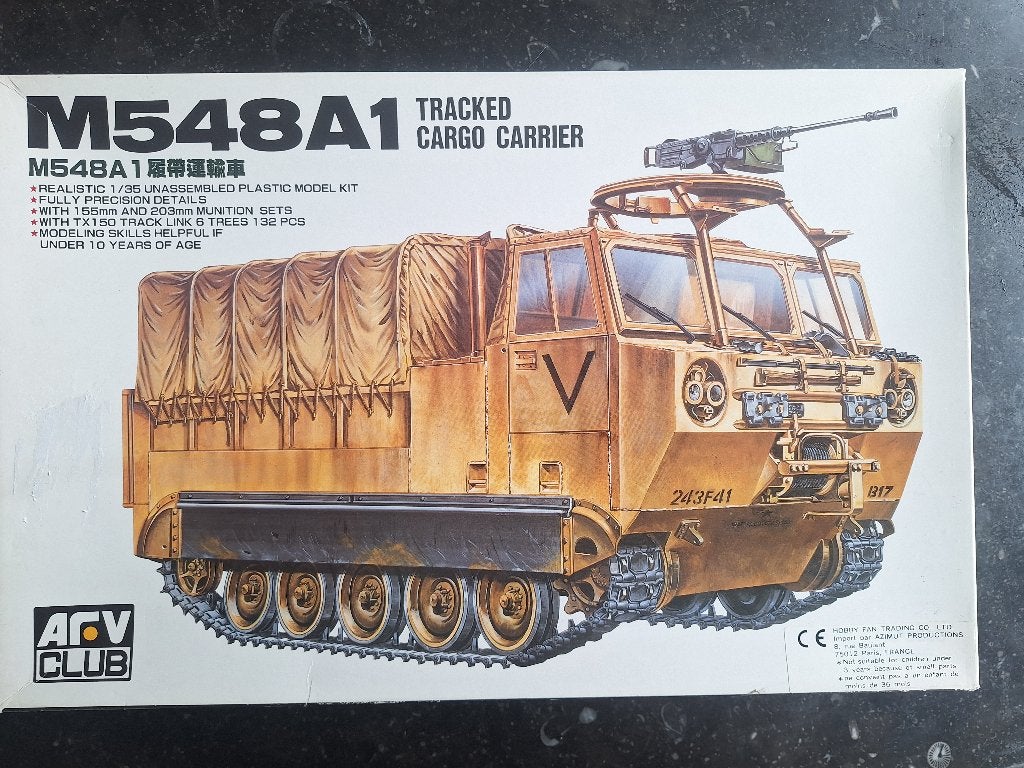 M548A1 tracked cargo carrier - AFV club 1/35 oa Vietnam, Overige merken, Verzenden, 1:32 tot 1:50, Nieuw