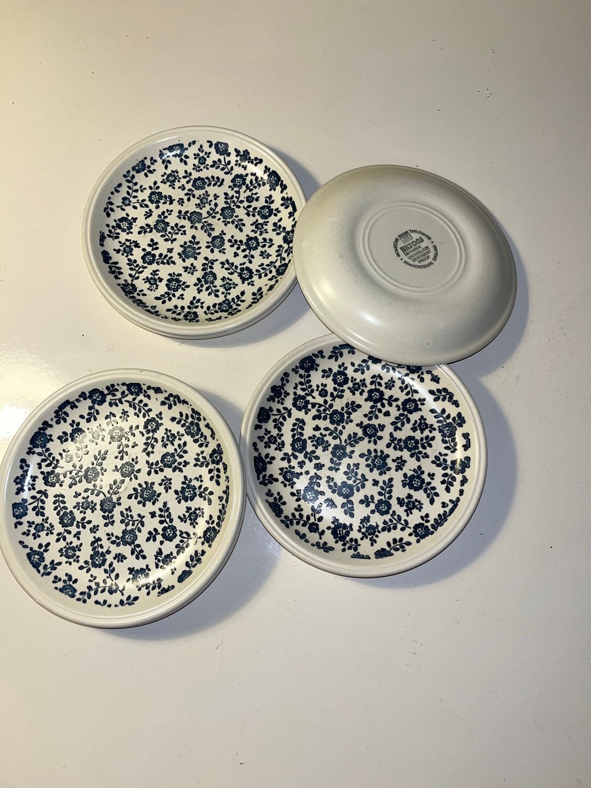 Biltons Ironstone schoteltjes, set van 7, Antiek en Kunst, Ophalen