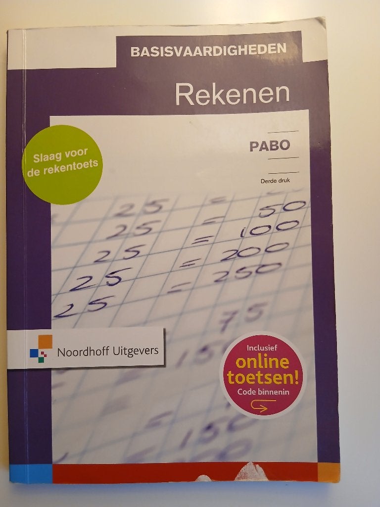 Basisvaardigheden rekenen, Boeken, Ophalen of Verzenden, Beta, Zo goed als nieuw, HBO