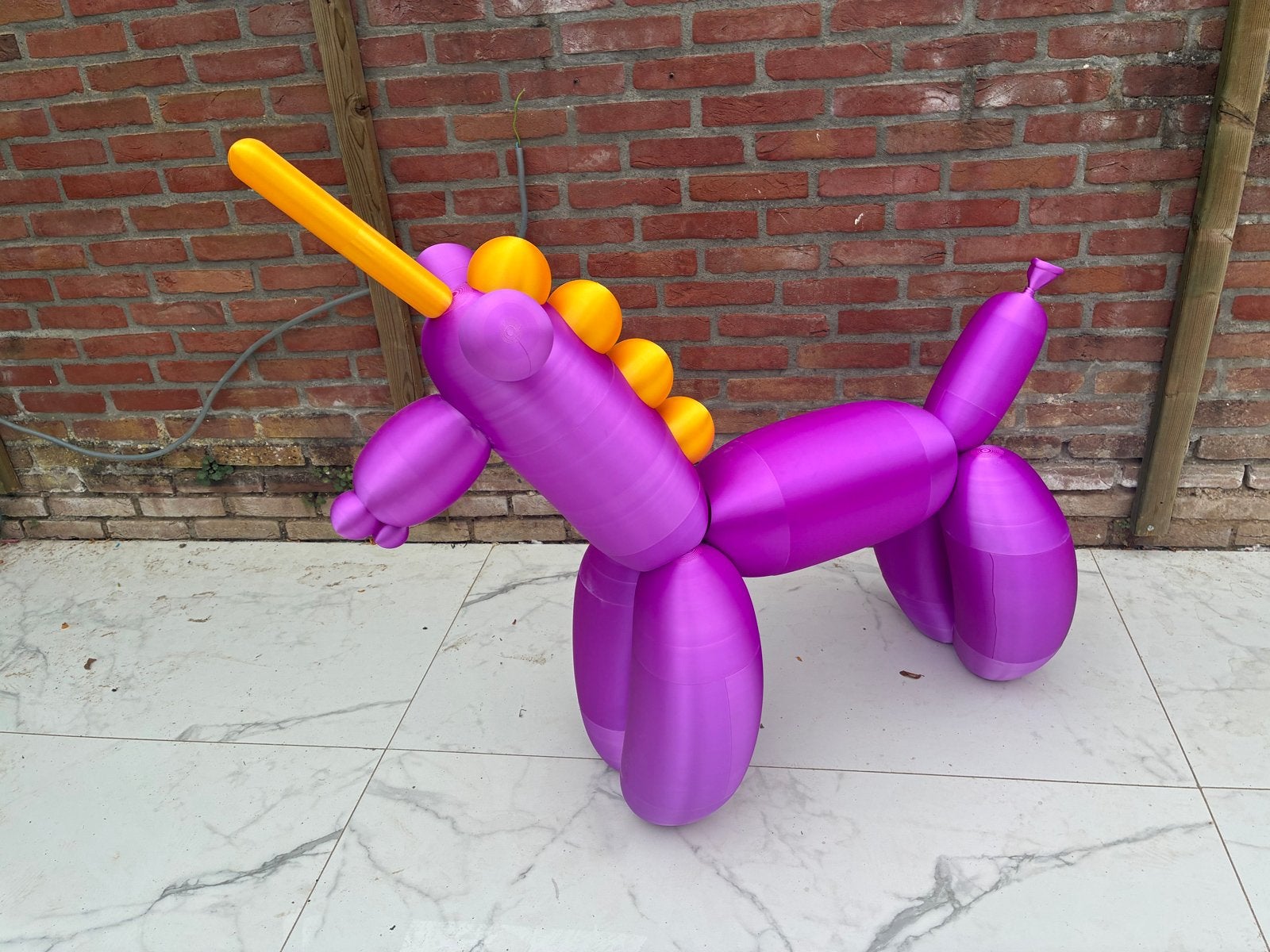 3D Geprinte Unicorn Ballon Hond, Ophalen, Fantasie, Handgemaakt, Nieuw