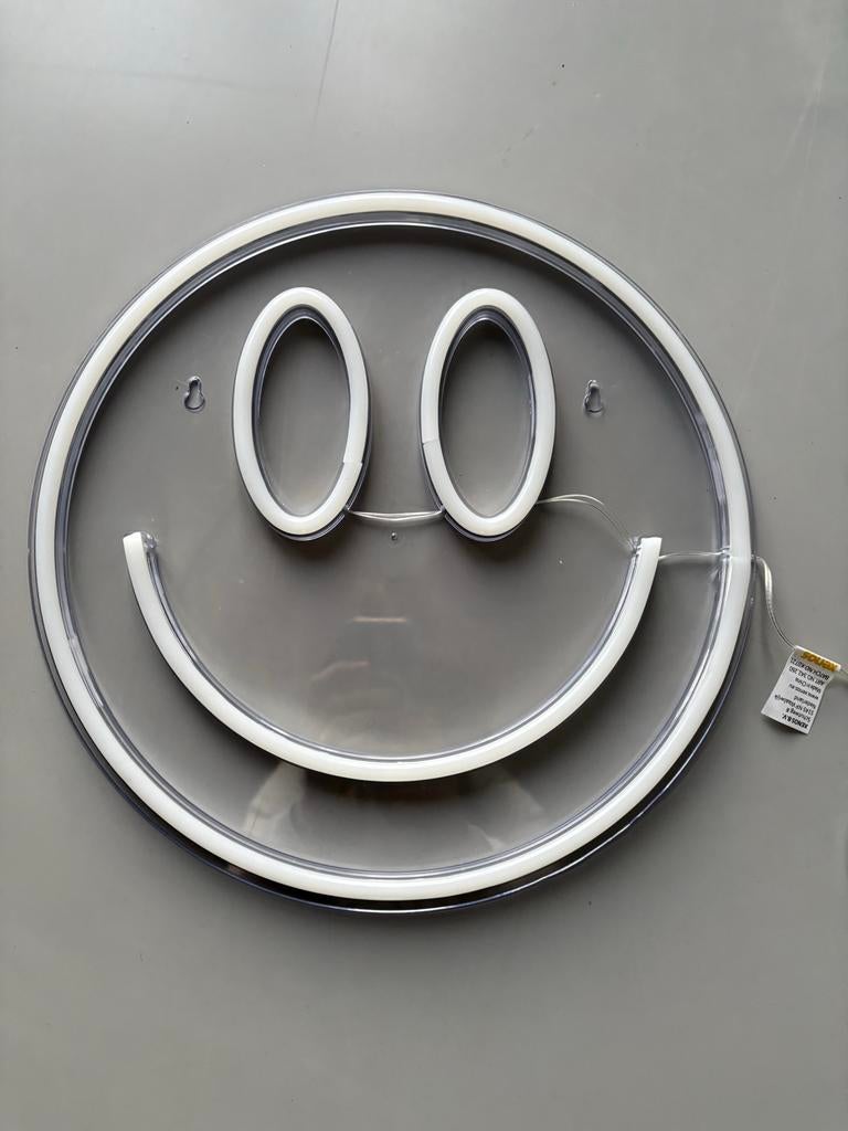 Xenos Neon LED Lamp Smiley - Zo goed als nieuw, Huis en Inrichting, Lampen | Overige, Zo goed als nieuw, Ophalen of Verzenden