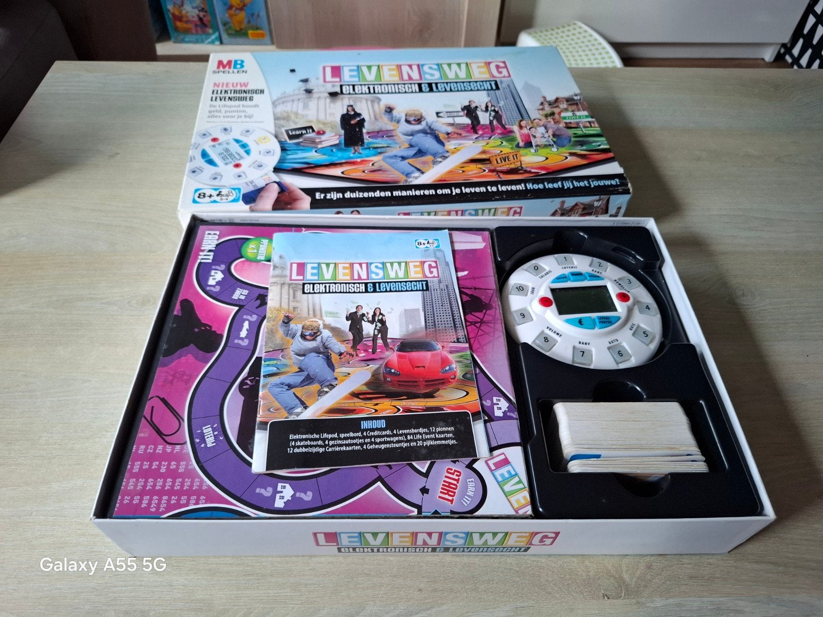 Levensweg Elektronisch & Levensecht Bordspel, MB Spellen, Ophalen of Verzenden, Zo goed als nieuw, Consumercare@hasbro.co.uk