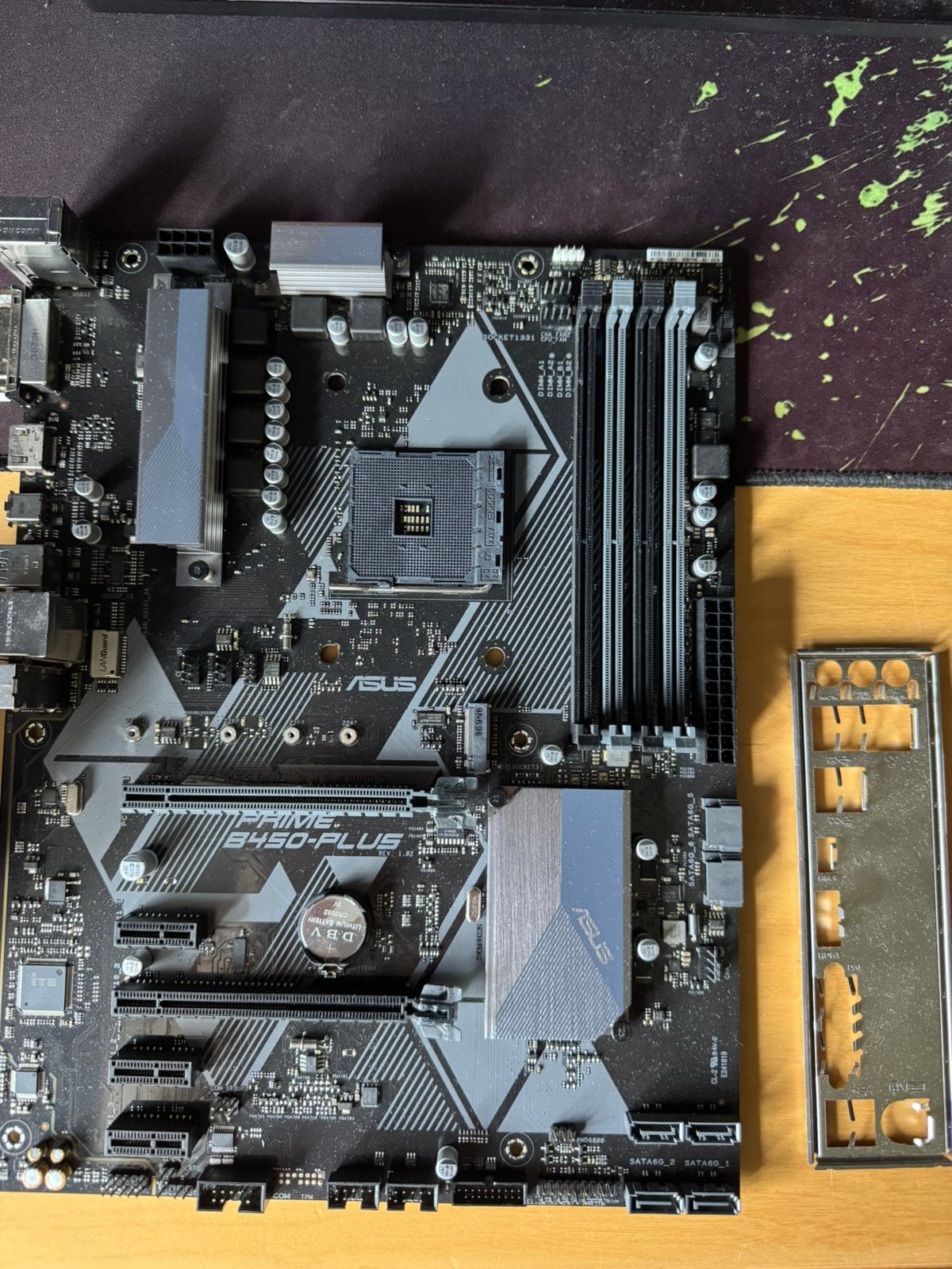 Asus prime B450 plus moederbord, Ophalen of Verzenden, Zo goed als nieuw, DDR4