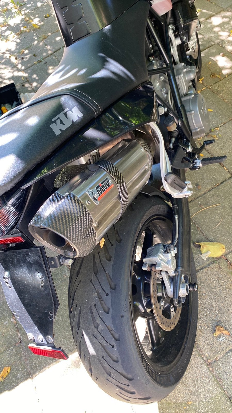 Mivv uitlaat voor ktm superduke, Ophalen of Verzenden, Gebruikt