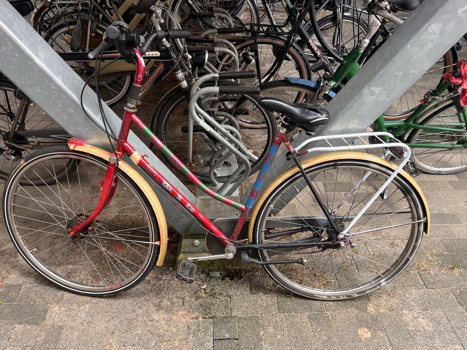 Gazelle fiets - Klassiek model, gebruikt, Ophalen, Terugtraprem, Gazelle, 53 tot 56 cm