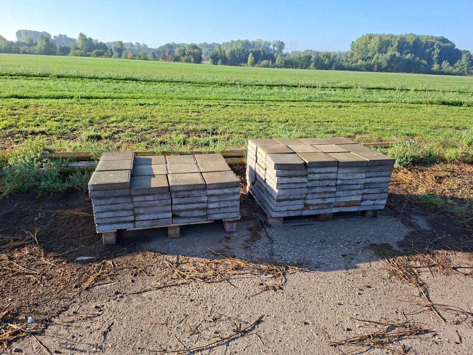 Beton tegels 40x30x6cm - Zo goed als nieuw, Ophalen, Zo goed als nieuw, Beton, Terrastegels