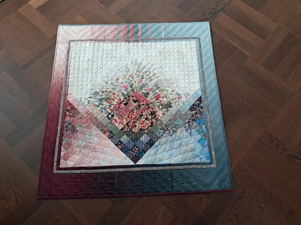 Mooie quilt 93x82 handwerk, Ophalen, Overige kleuren, 120 cm of meer, Katoen