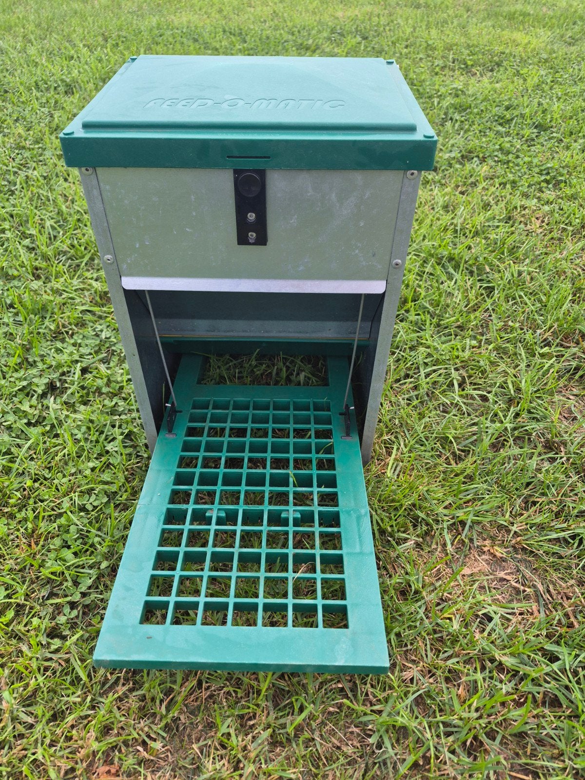 Olba FeedoMatic Automatische Voerbak Kippen, Dieren en Toebehoren, Ophalen, Gebruikt, Drinken en Voederen
