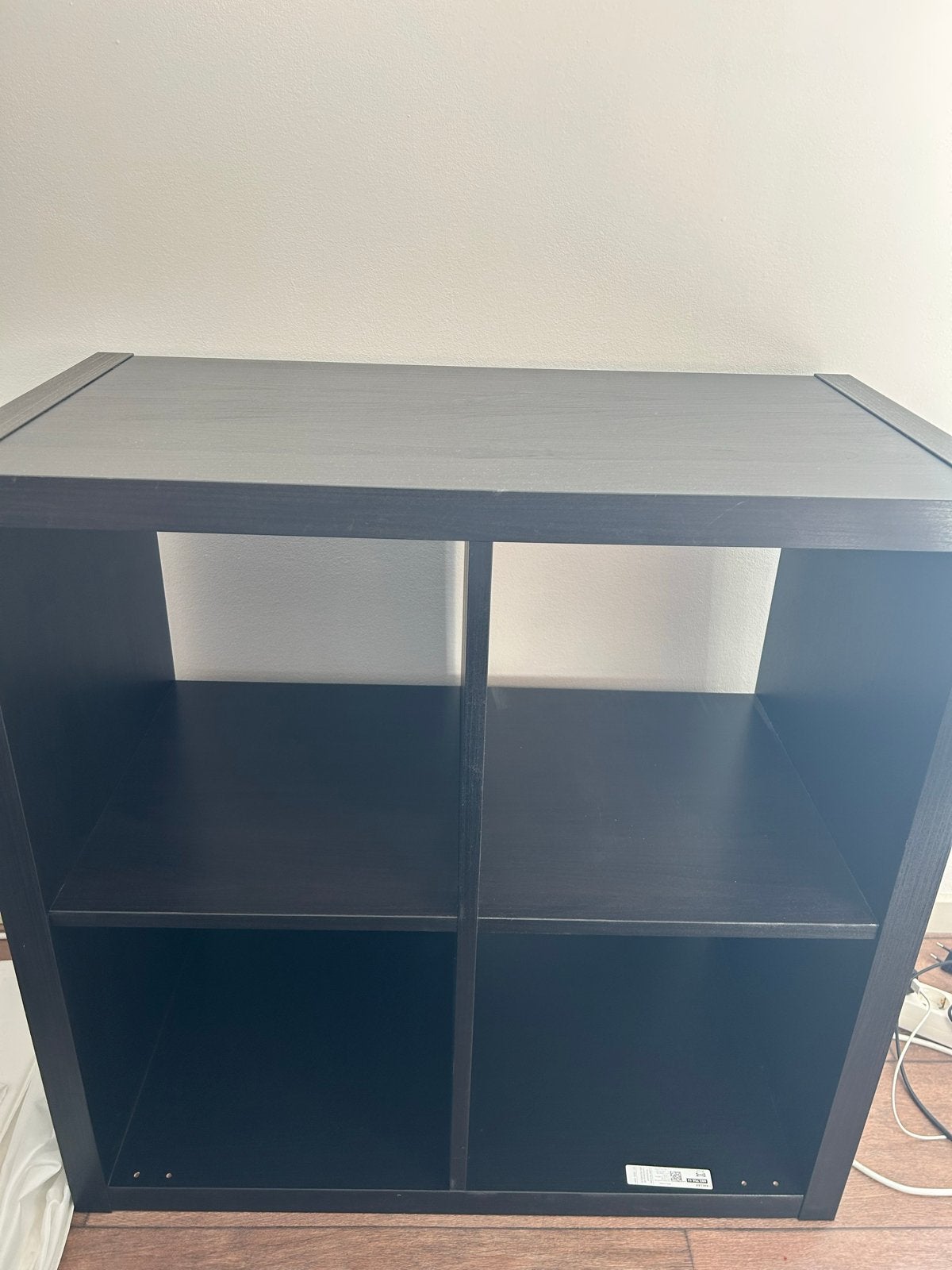 IKEA Kallax Kast 2x2 Vakken Zwartbruin, Ophalen of Verzenden, Zo goed als nieuw