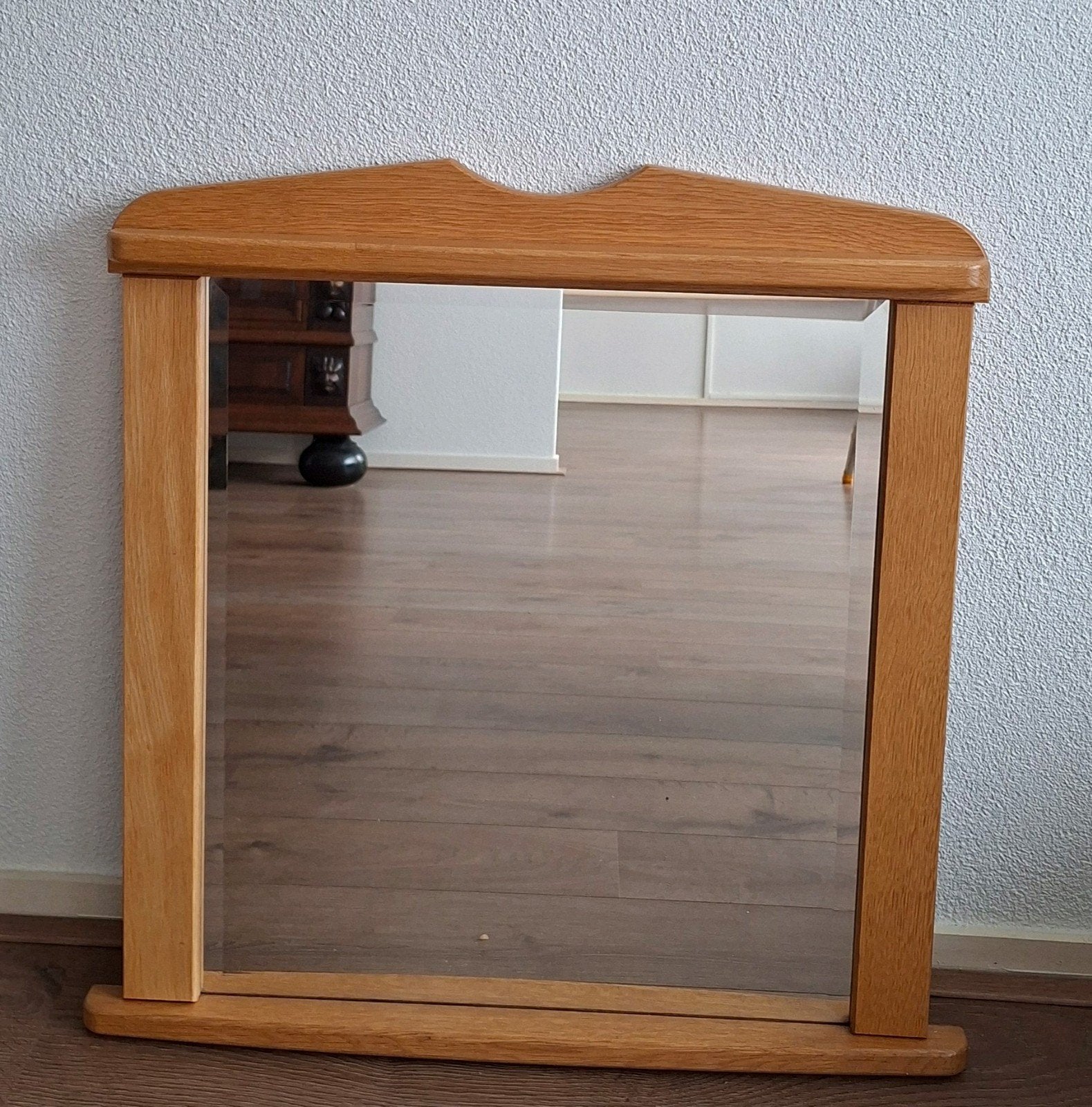 Spiegel, Vierkant, Ophalen of Verzenden, Zo goed als nieuw, Minder dan 100 cm