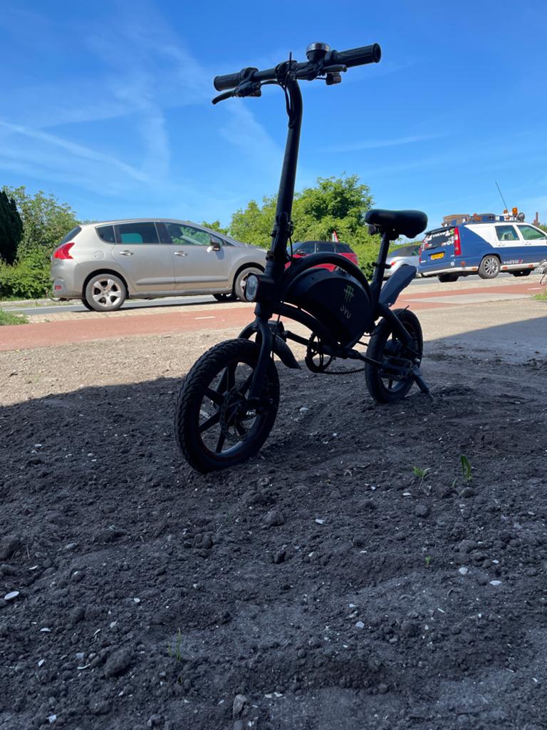 DYU Elektrische Vouwfiets - Compact en Handig, Gebruikt, Heren, Schijfrem, Ophalen