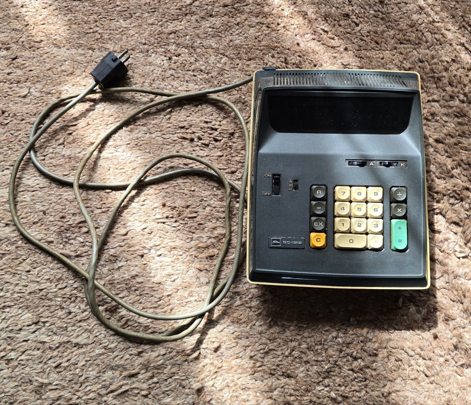 Vintage Toshiba BC-1212 Nixie Buis Desktop Calculator, Ophalen of Verzenden