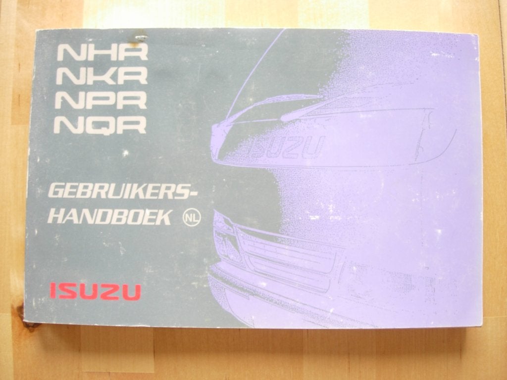 Isuzu NHR NKR NPR NQR Instructieboek 1996 Handleiding, Ophalen of Verzenden