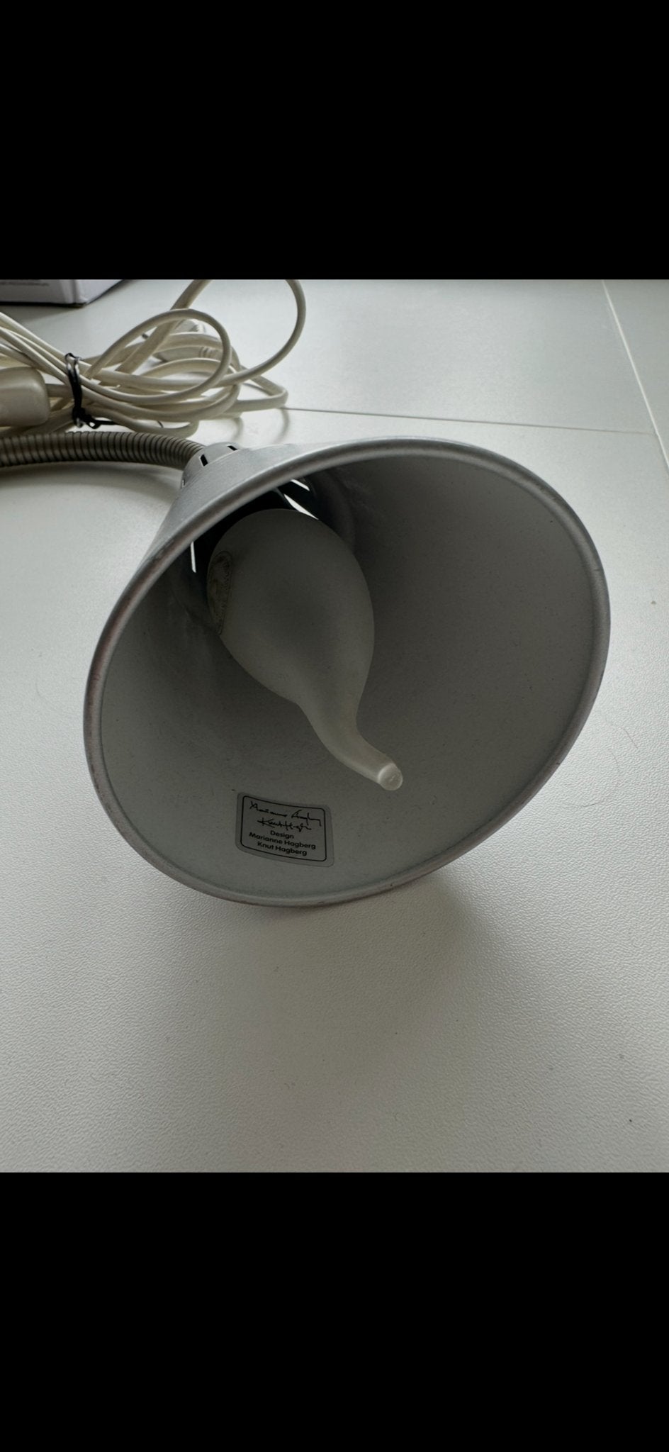 Ikea Flexibele klemlamp - Zilverkleurig, Metaal, Gebruikt, Ophalen of Verzenden, Zilver