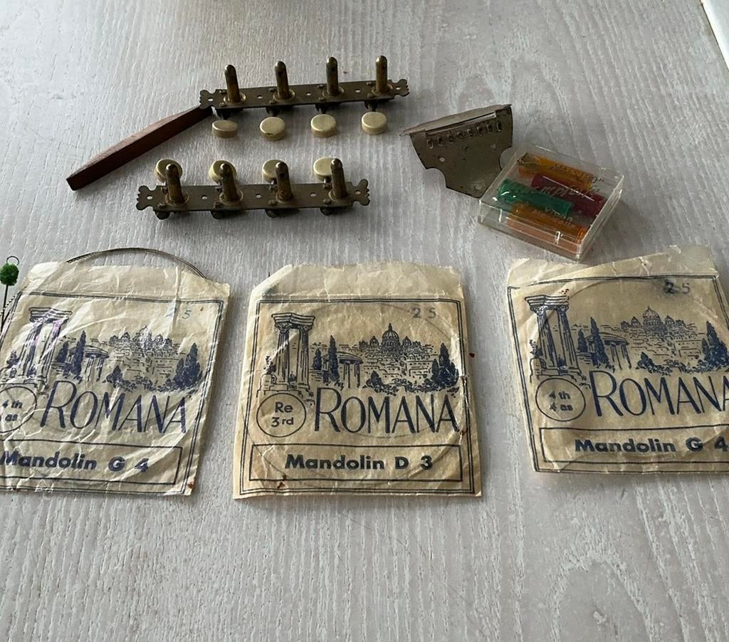 Mandoline restauratie set, Ophalen of Verzenden, Zo goed als nieuw