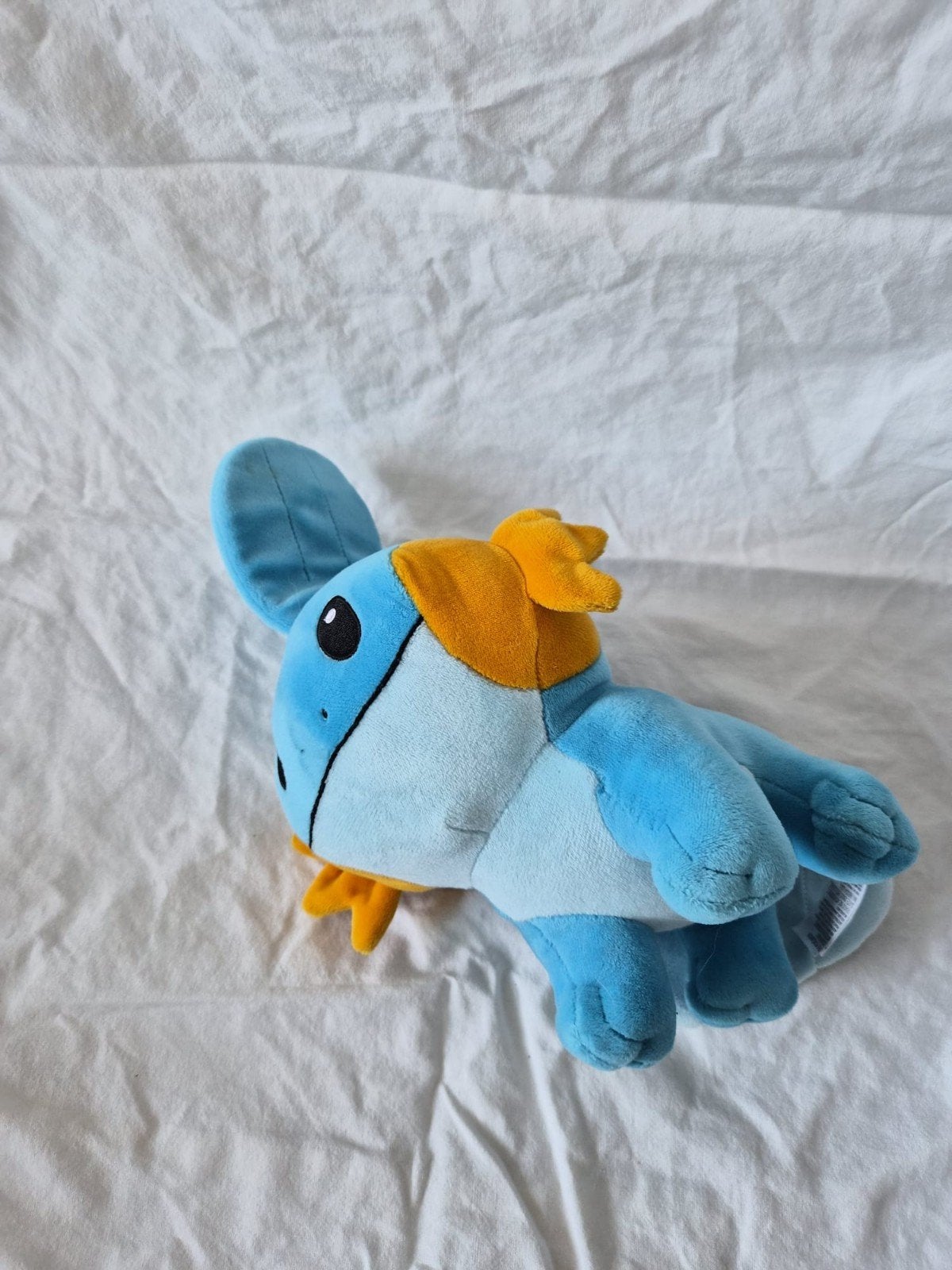 Pokémon Mudkip knuffel - Zo goed als nieuw, Ophalen, Overige merken, Overige typen, Blauw