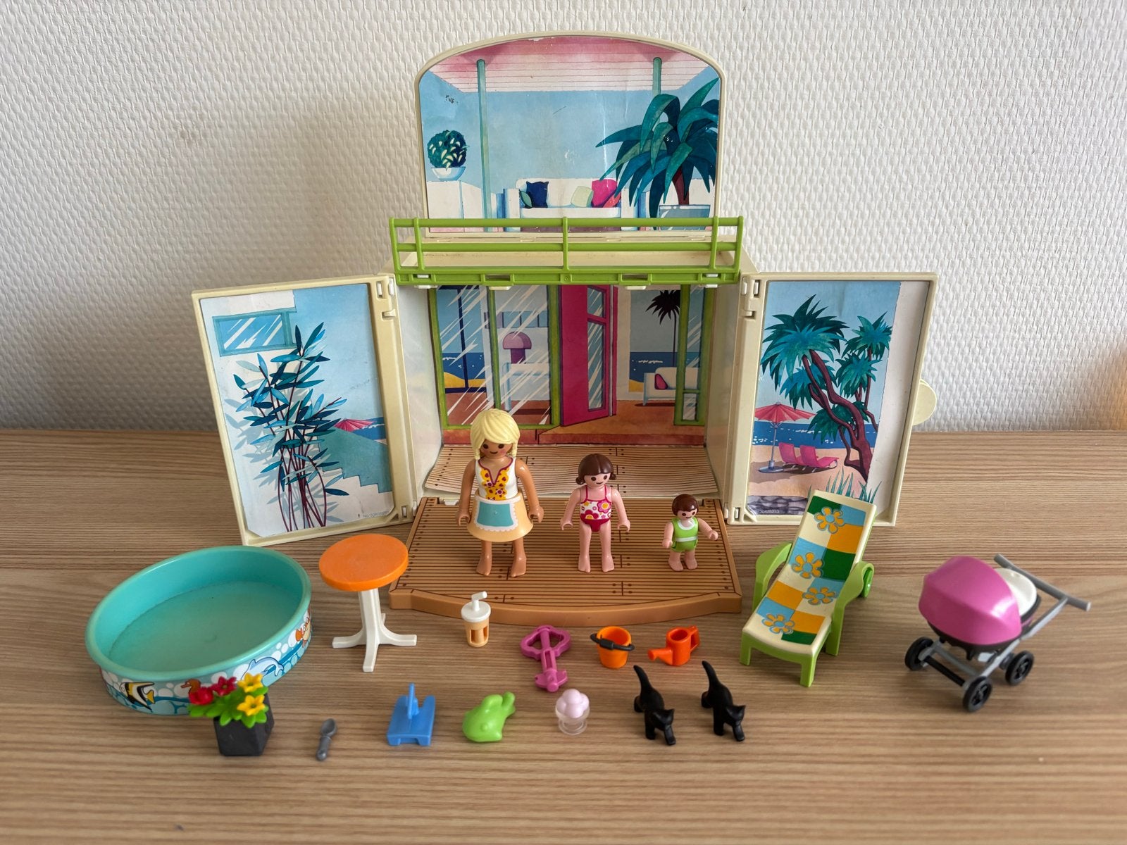 Playmobil meeneem strandhuis., Ophalen of Verzenden, Gebruikt
