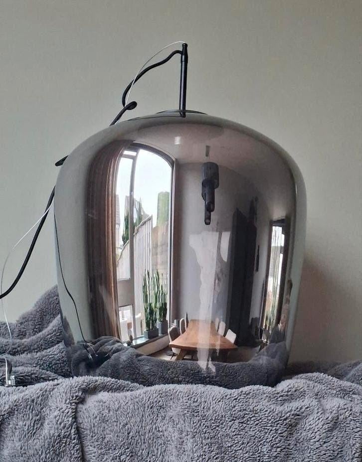 Hanglamp Smokeglas Lamp hotel chique lamp smokeglass, Ophalen, 50 tot 75 cm, Nieuw, Hotel chique Luxe