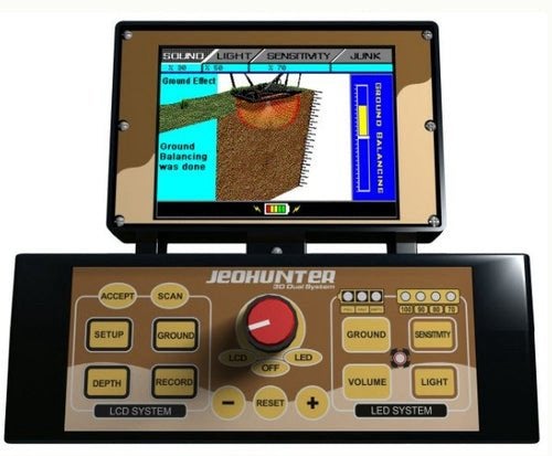 Jeohunter 3D dual systeem, metaaldetector tot 12 meter diep