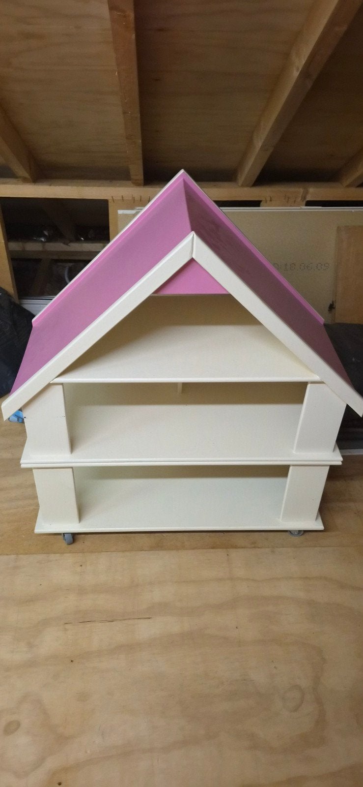Poppenhuis met meubels en accessoires, Ophalen, Gebruikt, Poppenhuis