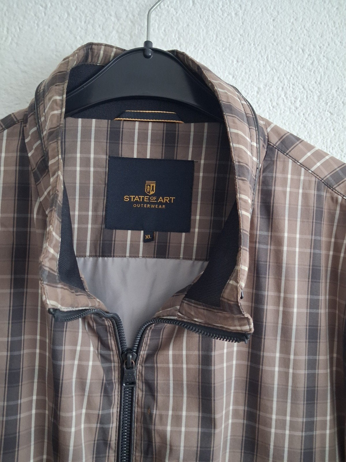State of Art geruit jack - Maat XL, State of Art, Bruin, Maat 56/58 (XL), Ophalen of Verzenden