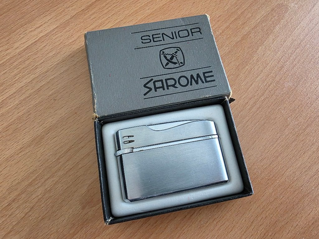 Sarome Senior aansteker met doosje, Ophalen, Zo goed als nieuw, Aansteker