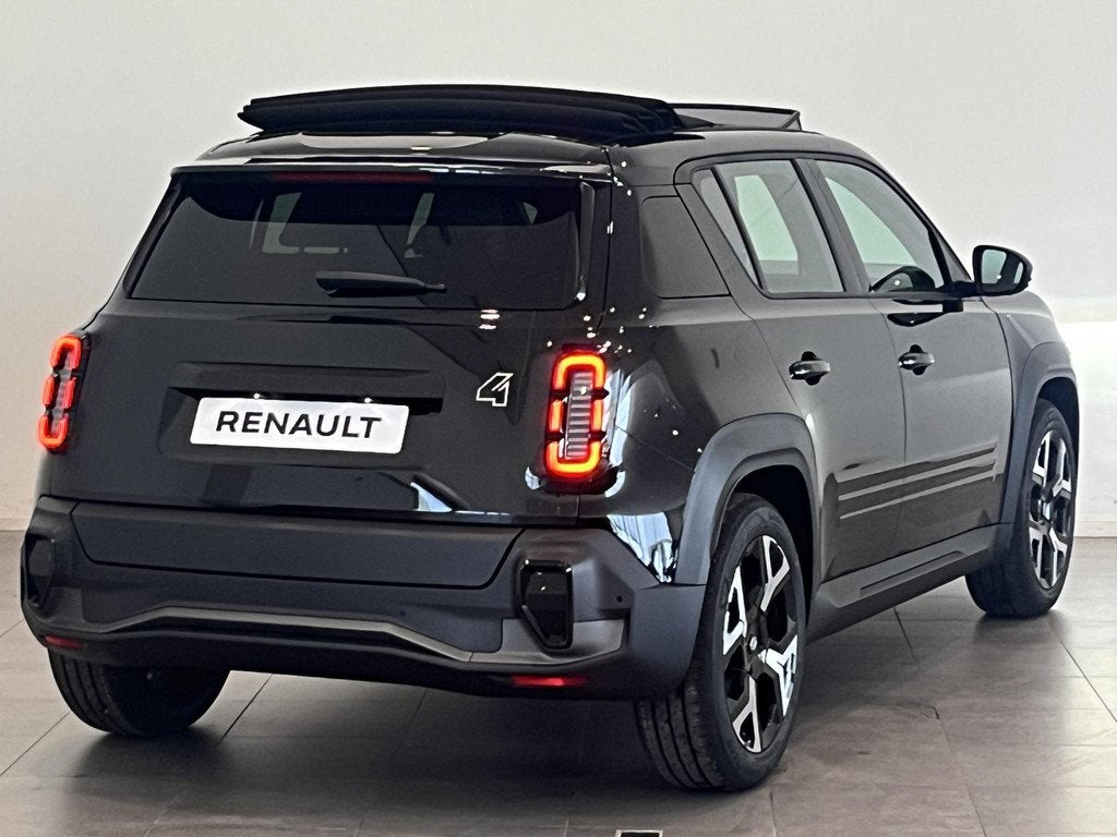 Renault 4 Comfort Range Techno “Plein Sud™" 52 kWh | Nu, Auto's, Renault, 392 km, Stof, Zwart, Nieuw